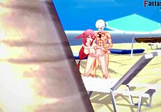 Yae Miko's Bikini Sex On Beach Pov