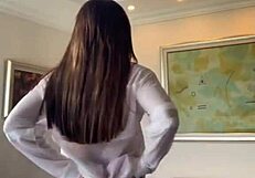 hey, check out this young 18+ chick with big tits and ass getting an interracial tribute