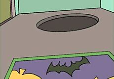 Halloween strange house cartoon animation experience.