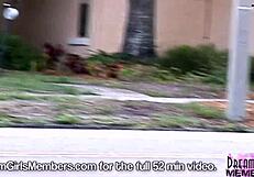 Gorgeous fit model bares all in her first shoot, feeling excited