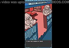 Halloween strange house cartoon animation experience.