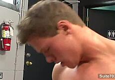 hot gays intriguingly fuck asses in the gym