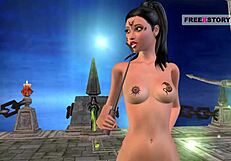 Indian Bhabhi In 3D Cartoon Hentai, Showing Off Sexy Positions?