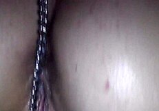 Amateur wife gets her ass fucked with dildo