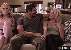 Daniela melo moans in missionary and cowgirl with interracial repairman