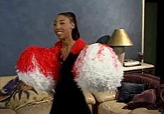 Ebony Cheerleaders in Hot Action on Horizon