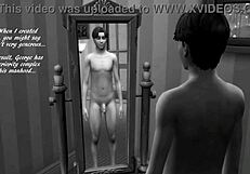 Milf gets fucked hard in Sims parody!