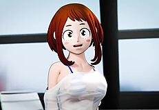 Ochaco uraraka undergoes hero recruitment drive