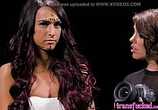 Hot shemales dive into wild sex and fisting with a eager milf