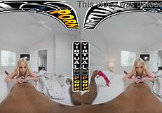 Deep bbc anal stretches petite dixie lynn in vr