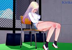 Marin Kitagawa and Shinju Inui get intense sex with the old man! Big tits creampie in 3D hentai