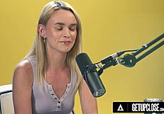 Up Close - How Women Orgasm With Petite Blonde Khloe Kingsley Solo Masturbation