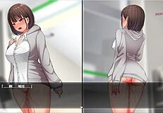 Can you handle the thrill of a naked lower body walk to the store, building to an explosive climax?