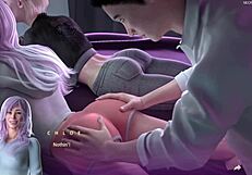 Can Two Perfect Asses Handle Huge White Cock?