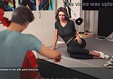 Just chilling with a wife and stepmother in 3D hentai games