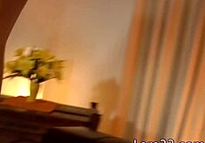 Cumswapping British Sluts in Threesome Action with Stockings and Lingerie.