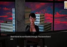 Teen 18+ with big tits and ass enjoys milf's monster cock in amateur game