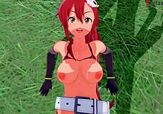 Yoko littner in tengen toppa gurren lagann pov scene