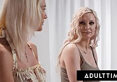 lesbian besties kenna and kenzie dive into juicy action