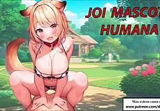 Joi in Spanish guides sexual slaves into doggy transformation with outdoor anal play.