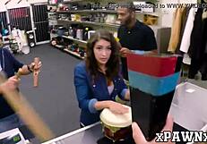 Pawnee Babe Kitty Catherine Fucked In The Back Office!