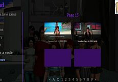 Teen 18+ with big tits and ass enjoys milf's monster cock in amateur game