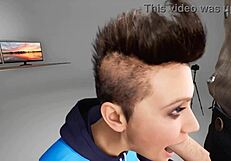 deepthroat quick blowjob 3d hentai gagging