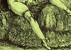 Vintage erotic art from retro cartoons and anime