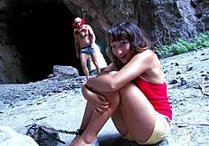 Chained Hot Brunette Fucked Hard by Clown in Wild Outdoor Scene