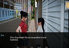 Teen 18+ with big tits and ass enjoys milf's monster cock in amateur game