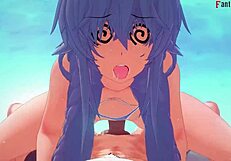 Roxy Migurdia Gets Fucked By Pool While Eris Watches