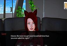 My New Family 130: Teen Redhead with Small Tits in 3D Anime Hentai