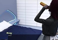 Stranded in Space with Married Black Milf's Big Tits