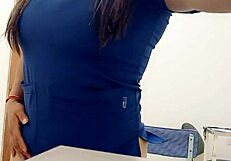 my stepmom's nurse job makes her horny