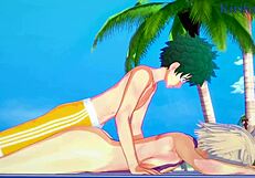 Himiko Toga Intense Sex With Bakugo And Midoriya!