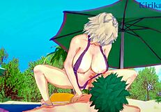 Himiko Toga Intense Sex With Bakugo And Midoriya!