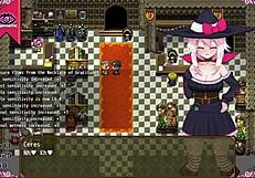 Massage chair makes witch cry in hentai