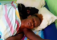 African beauty rides big black cock to wild orgasm