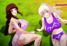 Two Hot Babes Fucking on Sports Field Hentai