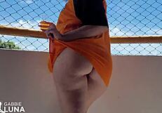 I feel Gabbie Luna's pussy and ass gaping from monster cock squirting