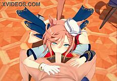 Mmd Umamusume features cowgirls in animated scenes