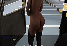 Penelope's Anal Doggystyle Creampie with Big Cock in College Game