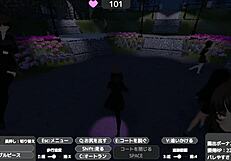 Sereka exposes under naked coat!