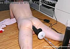 Mike Pounds Big Black Mamba on Fucking Machine