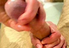 Lingam express massage with handjob on big cock and dirty talk in hospital 😜