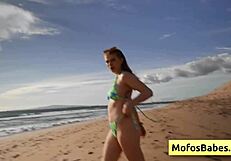 Holy Cow! Busty Blonde Sahara Skye Sucks Charles Dera Wet in Car by Beach