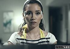 Young Housewife Audited And Examined Physically