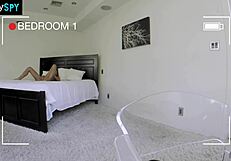 What’s this? Boss finds nanny Amia Miley touching herself instead of working.