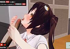 Uncensored Japanese Hentai Anime Handjob and Blowjob ASMR!