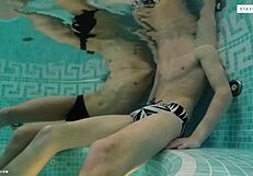 Intense bareback orgy with twinks in passionate love scene